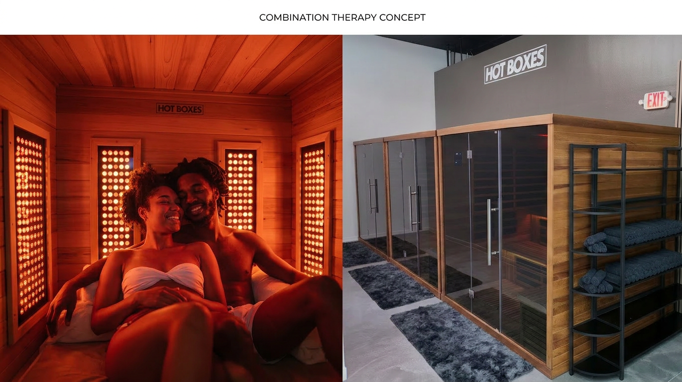 Case Study: Combining Red Light Therapy and Infrared Sauna — Synergistic Health Benefits - REDSOL Wellness Club League City TX