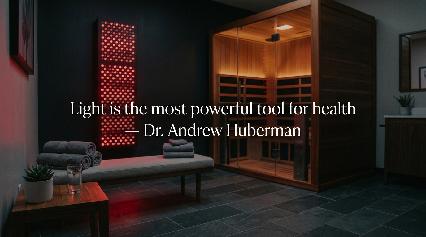 Dr. Huberman's Science-Backed Guide to Red Light and Heat Exposure - REDSOL Wellness Club League City TX